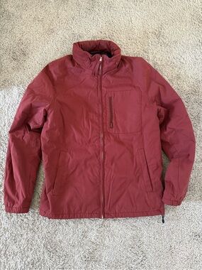 Mens J Crew Jacket. Small. Red.